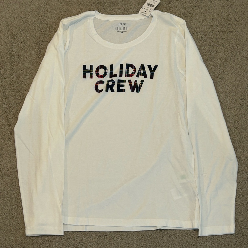 Holiday long sleeve JCrew tshirt